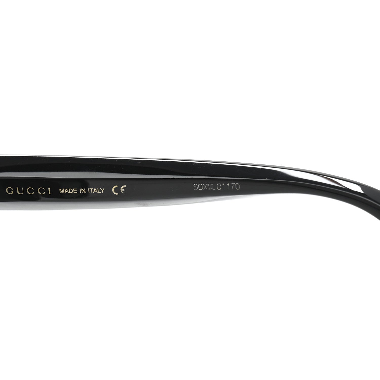 Gucci Round Frame Star Sunglasses GG0208S Black