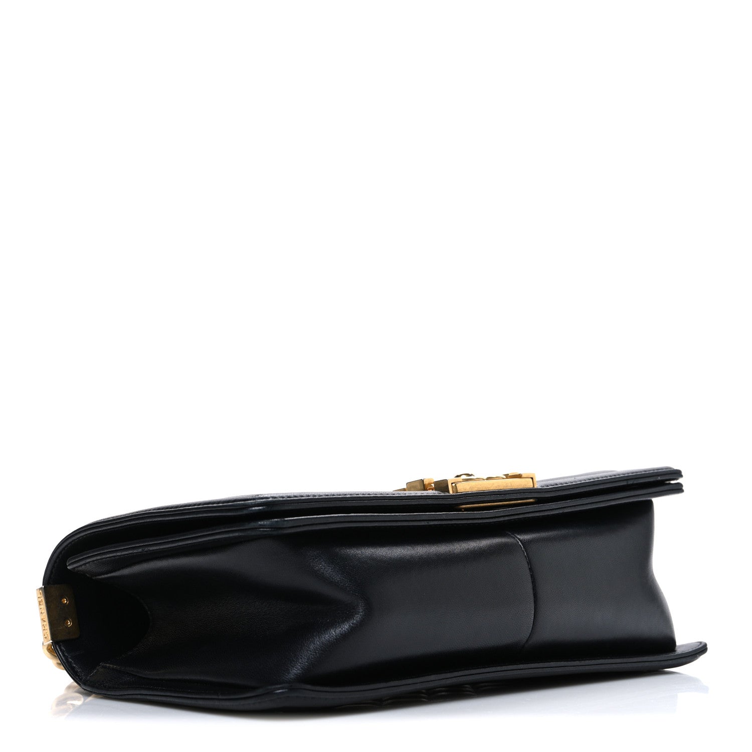 Chanel Lambskin Quilted Medium Boy Flap Black