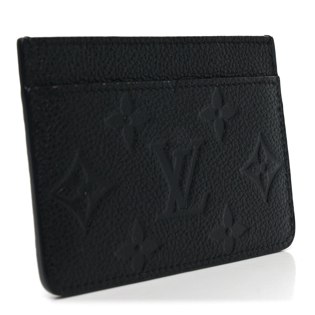 Louis Vuitton Empreinte Card Holder Black