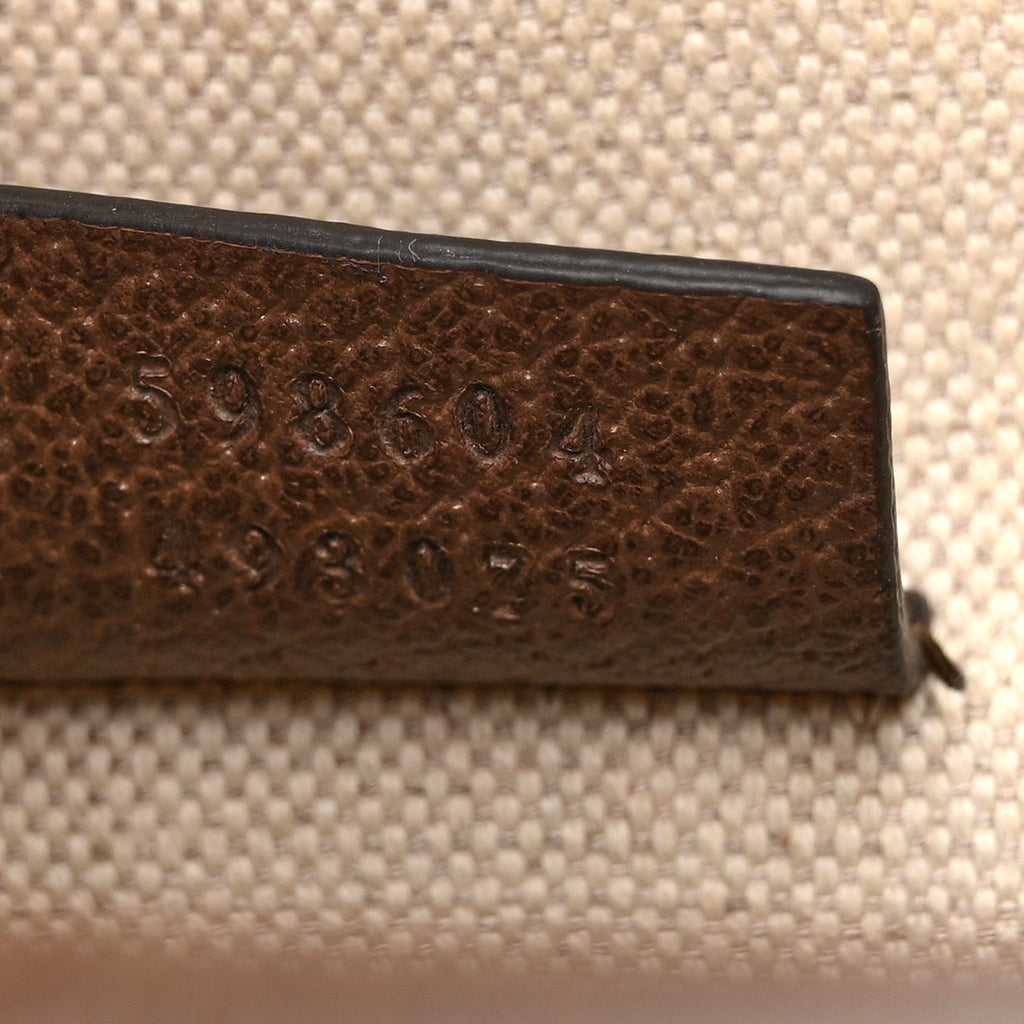 Gucci GG Supreme Monogram Web Medium Neo Vintage Flap Messenger Bag Beige New Acero