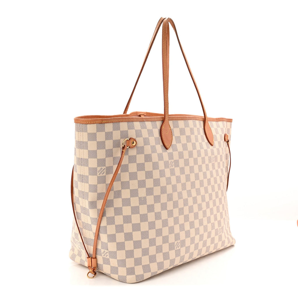 Louis Vuitton Damier Azur Neo Neverfull GM Rose Ballerine