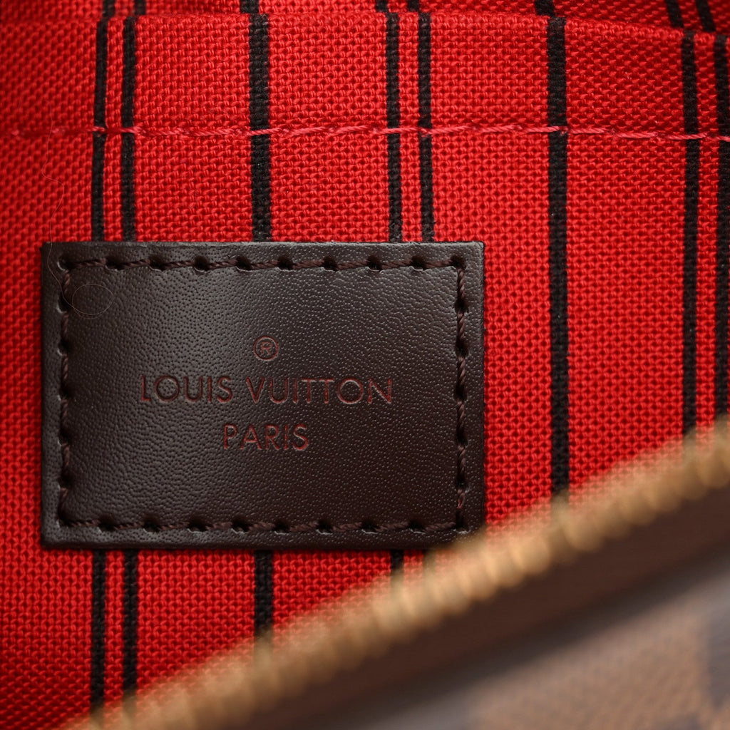 Louis Vuitton Damier Ebene Neverfull MM GM Pochette