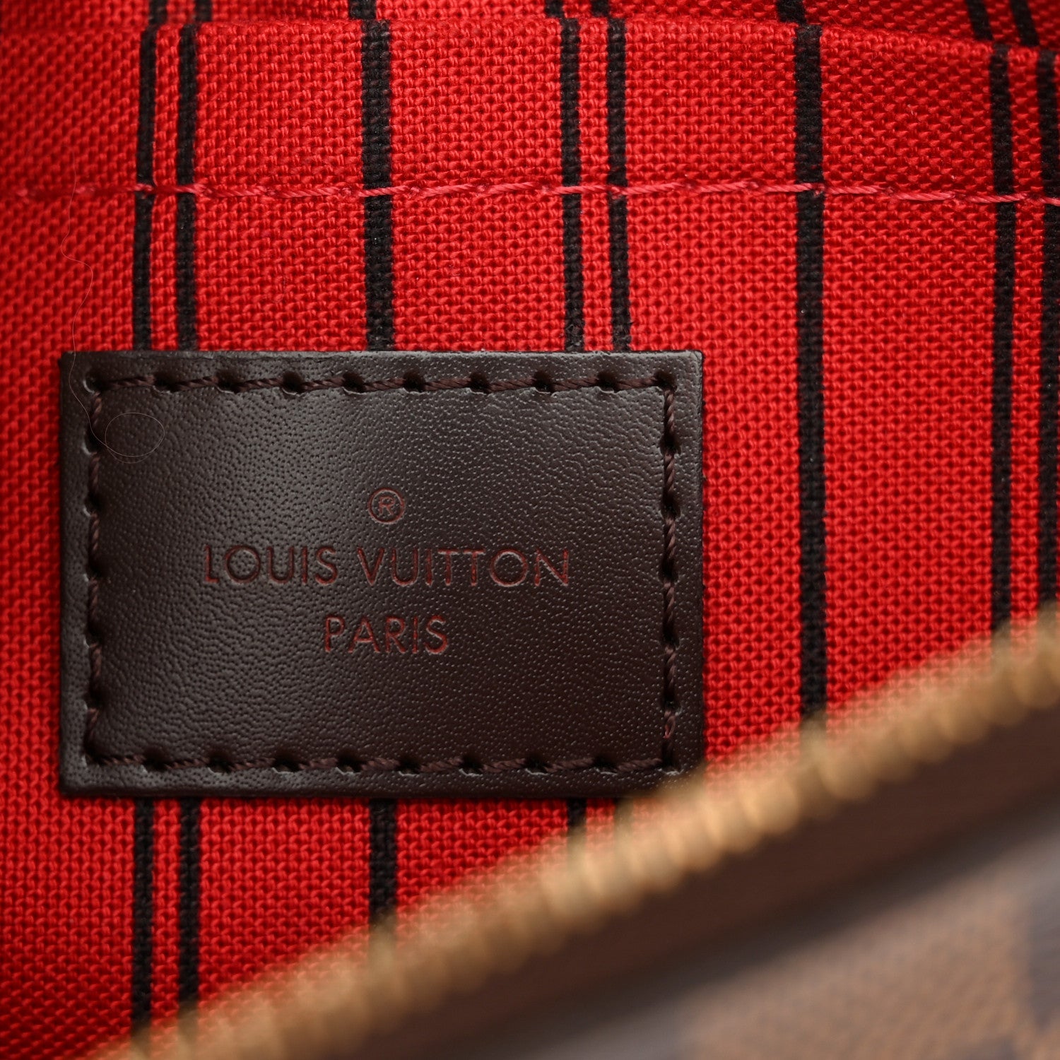 Louis Vuitton Damier Ebene Neverfull MM GM Pochette
