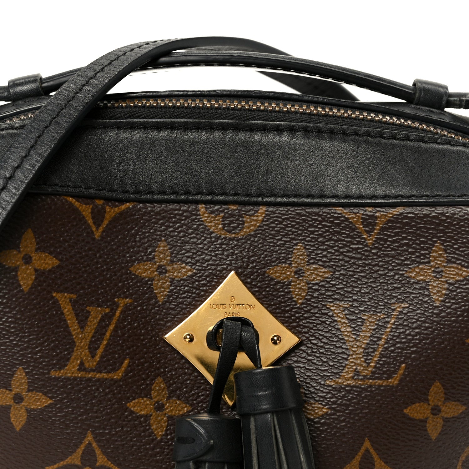 Louis Vuitton Monogram Saintonge Black