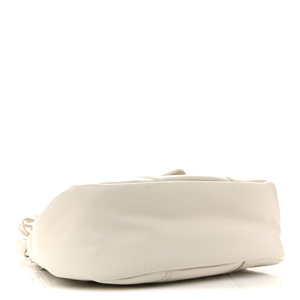 Prada Nappa Soft Padded Re-Edition 2002 Moon Bag White