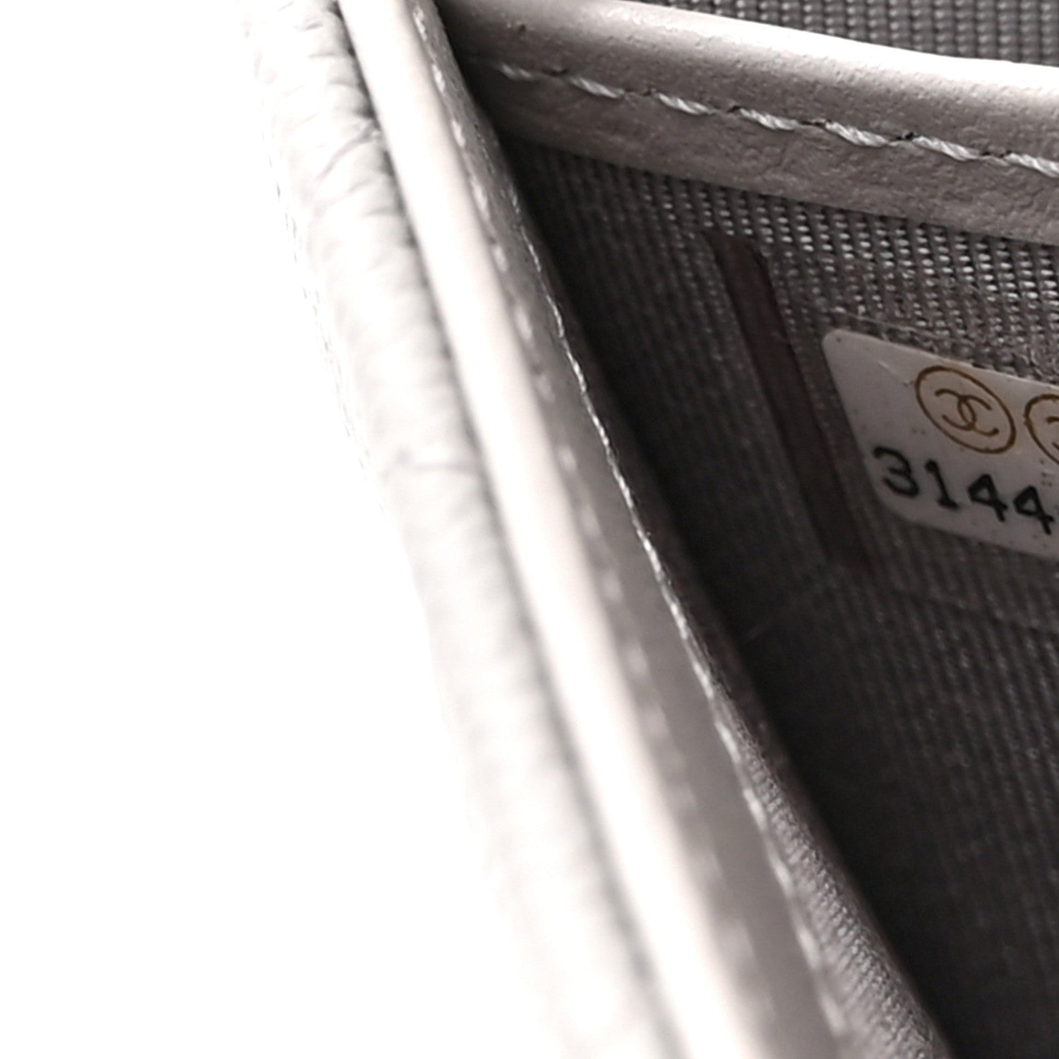 Caviar Quilted Large Gusset Flap Wallet Grey