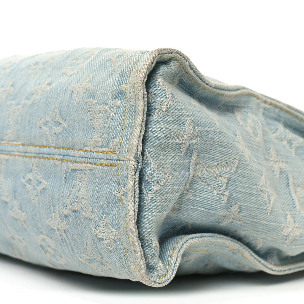 Louis Vuitton Monogram Washed Denim Let Go PM Sky Blue