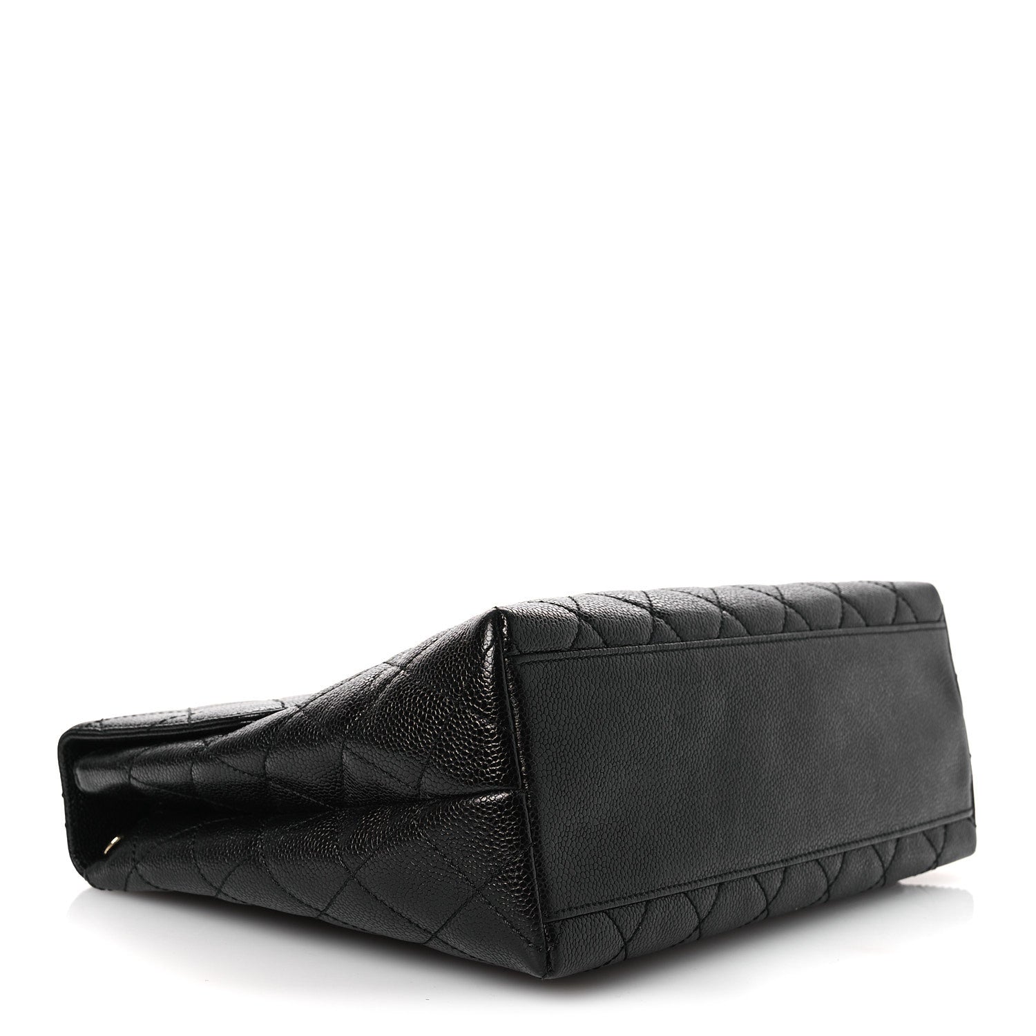 Chanel Caviar Quilted Jumbo Kelly Flap Black