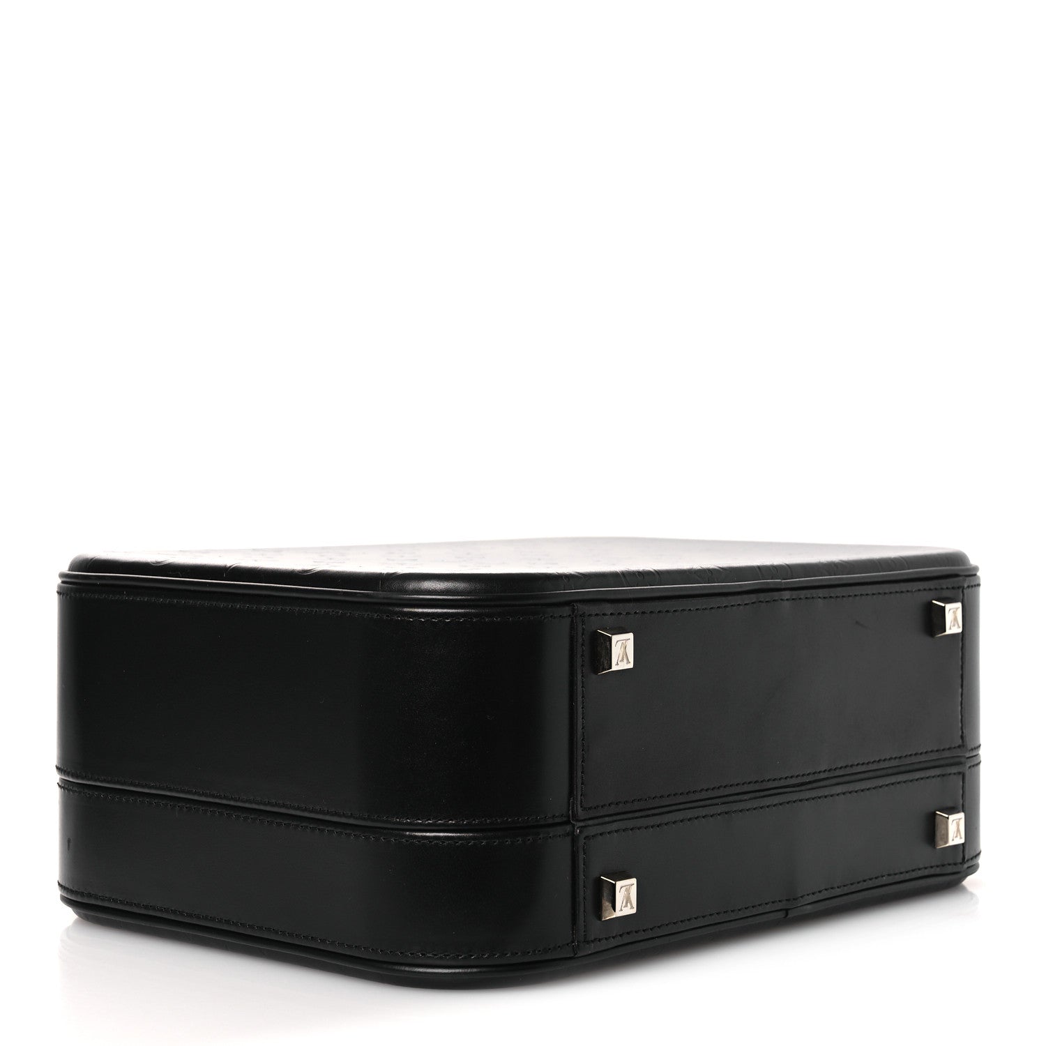 Louis Vuitton Monogram Glace Valisette MM Black