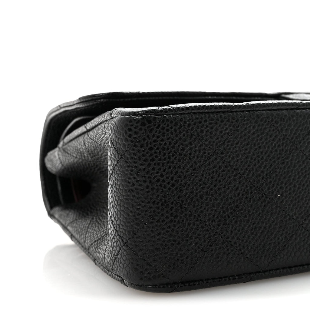 Chanel Caviar Quilted Medium Double Flap Black