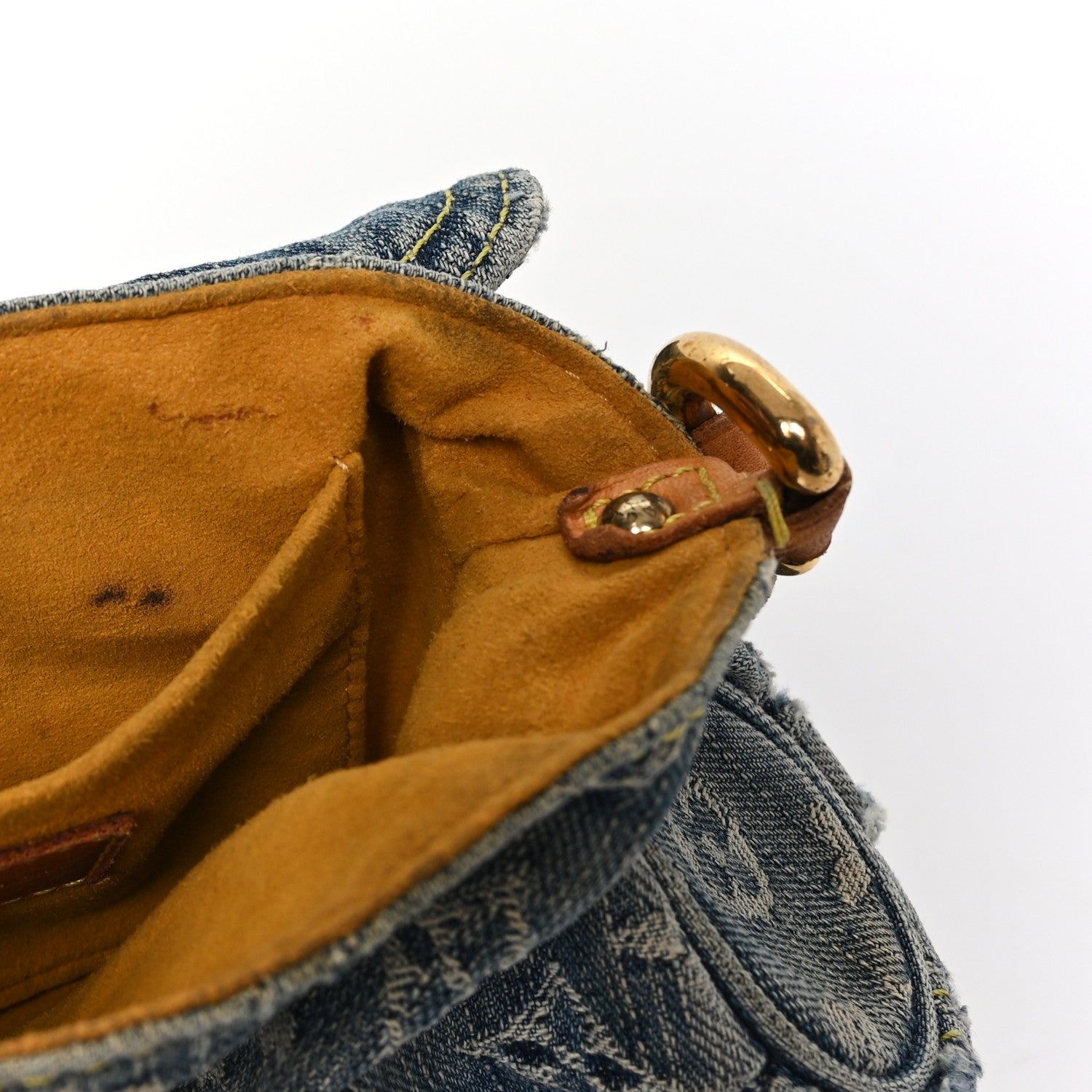 Louis Vuitton Monogram Denim Mini Pleaty Blue