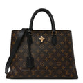 Louis Vuitton Monogram Flower Tote Black