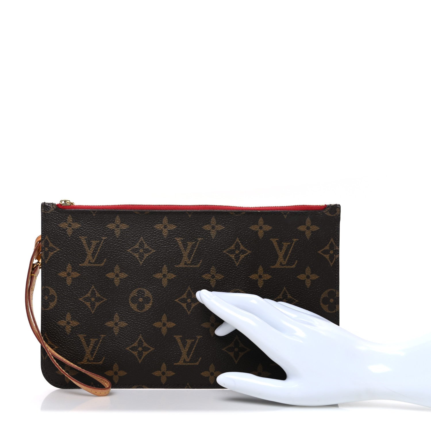 Louis Vuitton Monogram Neverfull MM GM Pochette Cherry