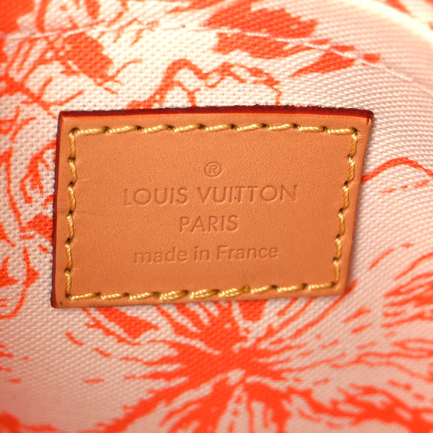 Louis Vuitton Monogram Tiles By The Pool  Speedy 20 Coral