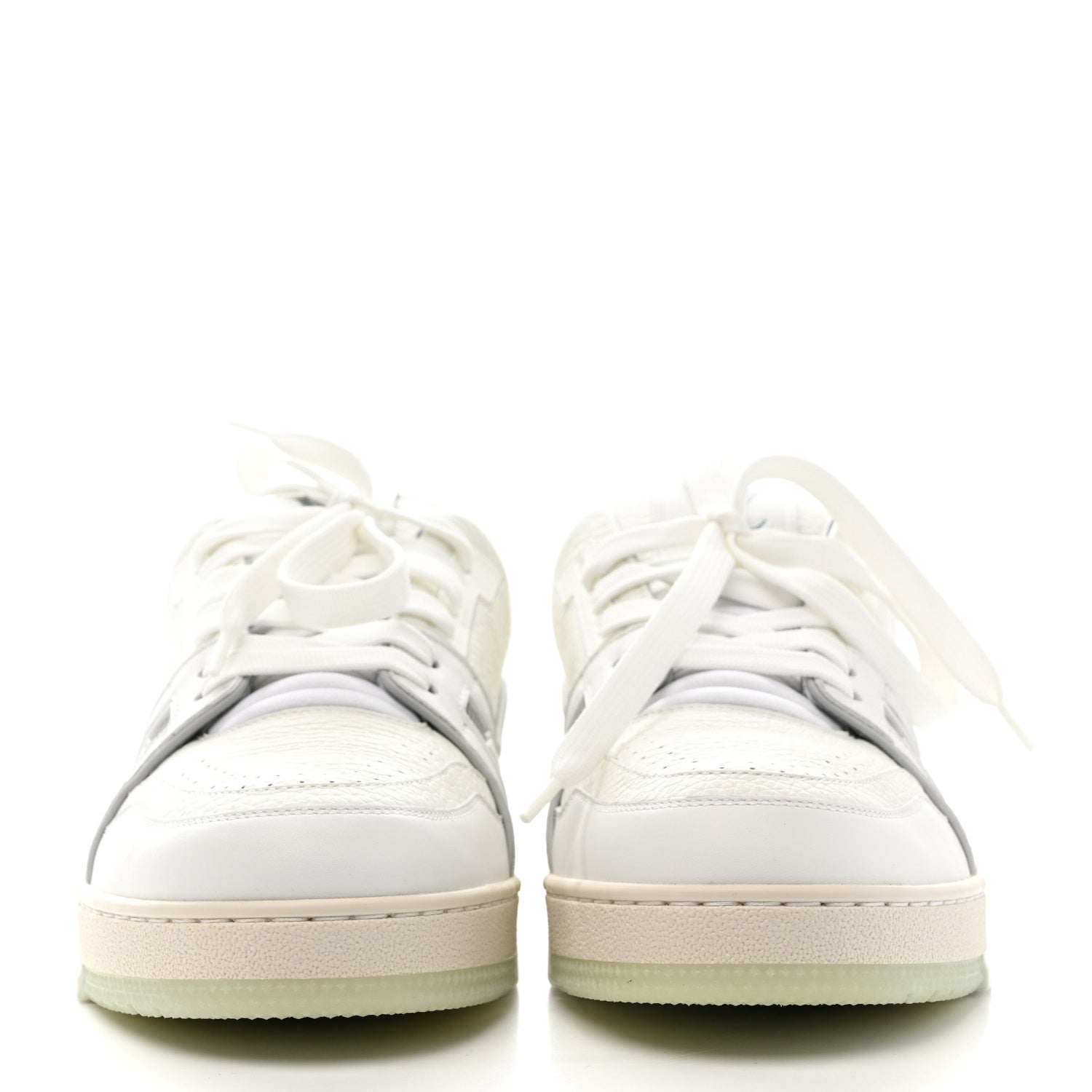 Louis Vuitton Calfskin Mens LV Trainer Sneakers 9 White