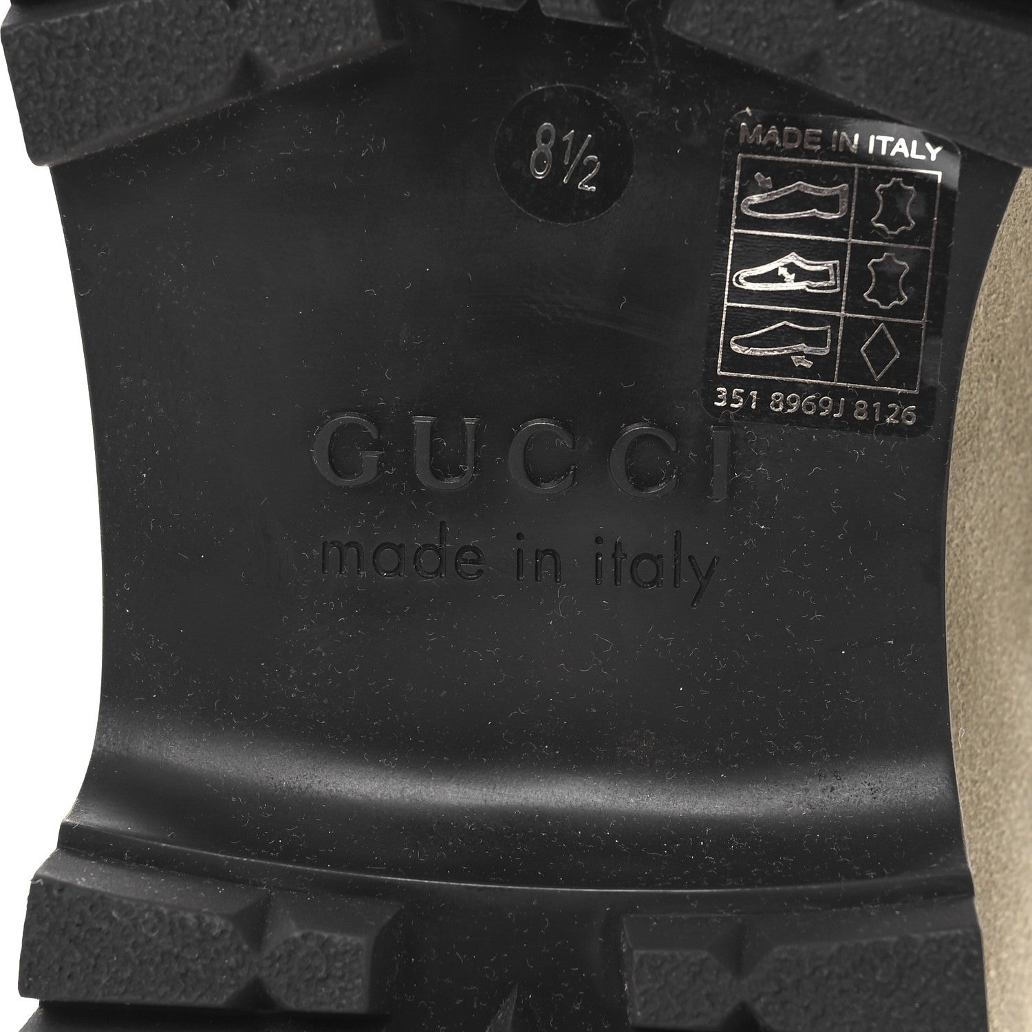 Gucci Suede Mens Horsebit Ankle Boots 8.5 Beige