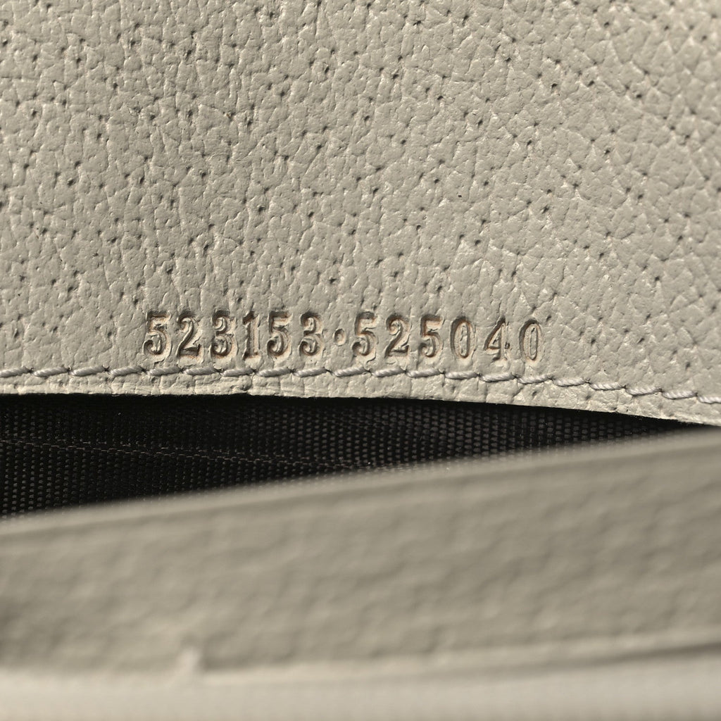 Gucci GG Supreme Monogram Flora Web Ophidia Continental Wallet White