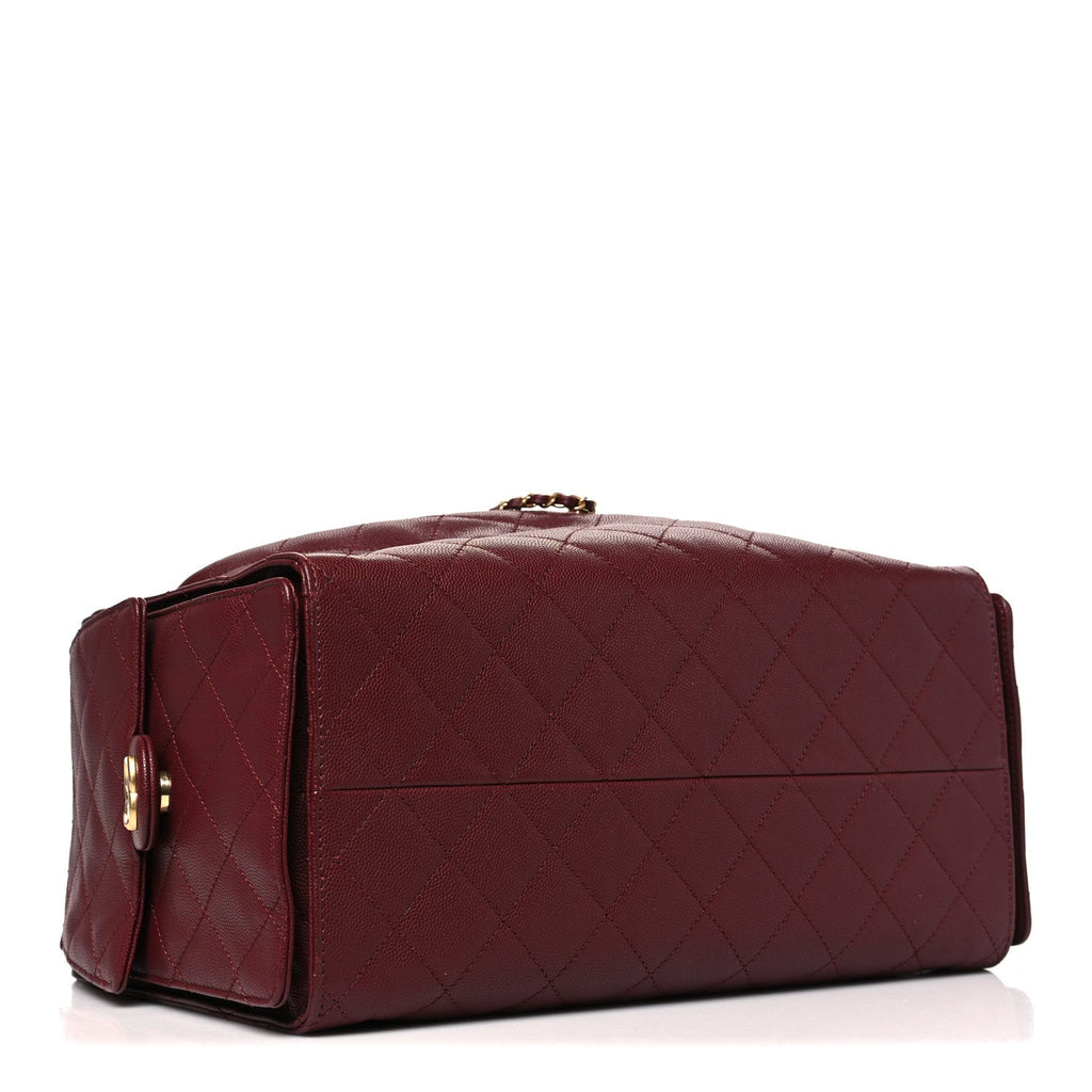 Chanel Caviar Quilted Medium Chanel 25 Handbag Burgundy