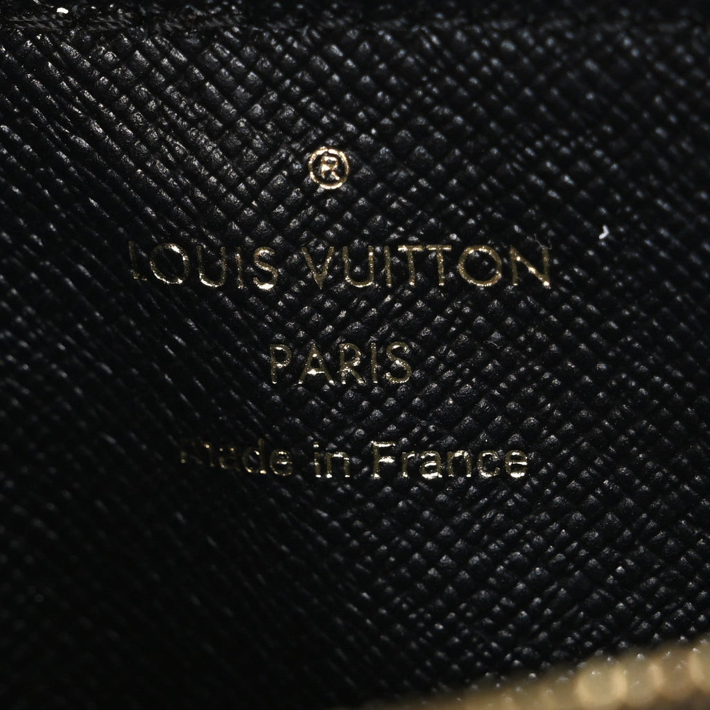Louis Vuitton Monogram Recto Verso Card Holder Black