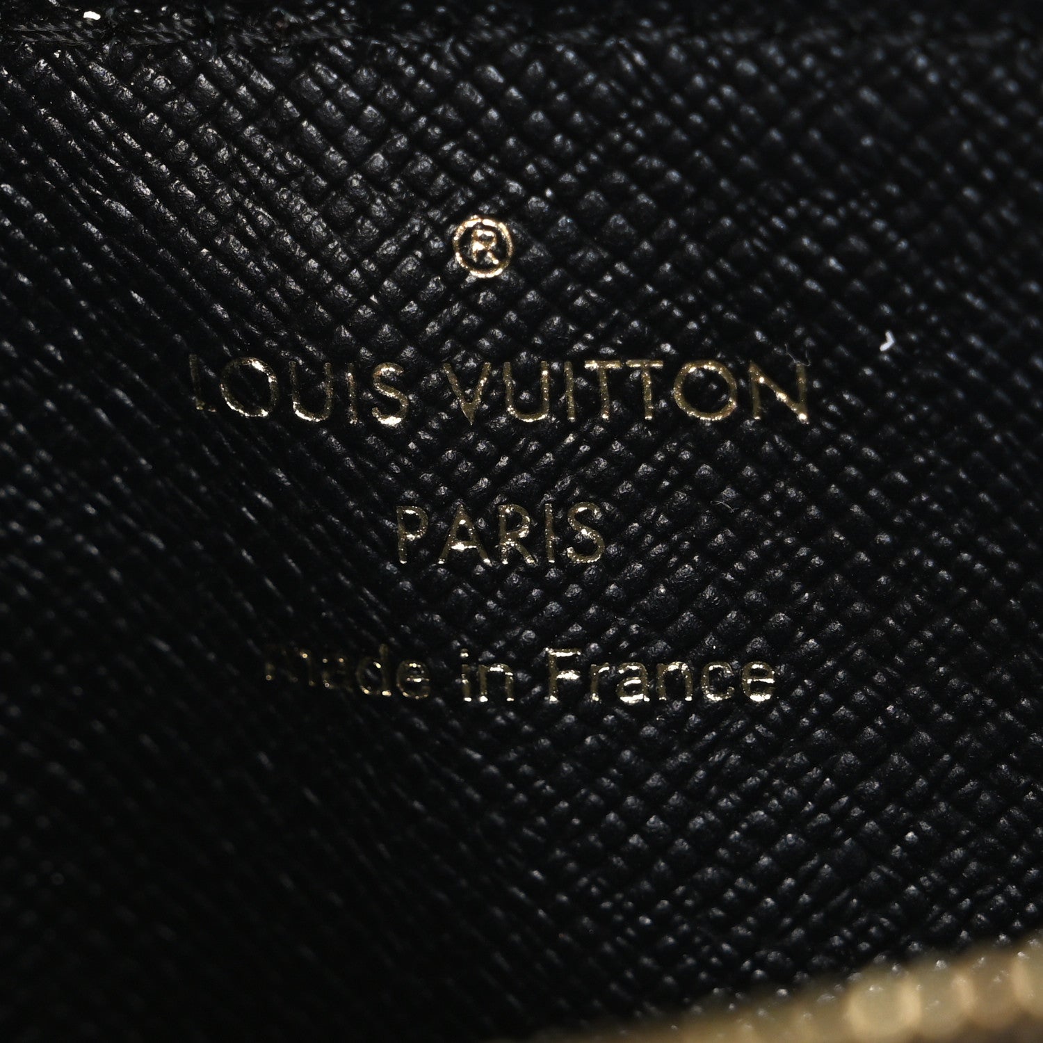Louis Vuitton Monogram Recto Verso Card Holder Black