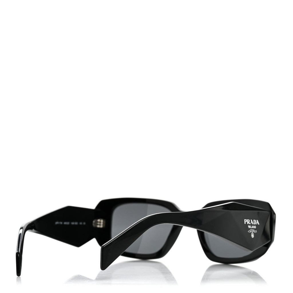 Prada Acetate Symbole Sunglasses SPR 17W Black