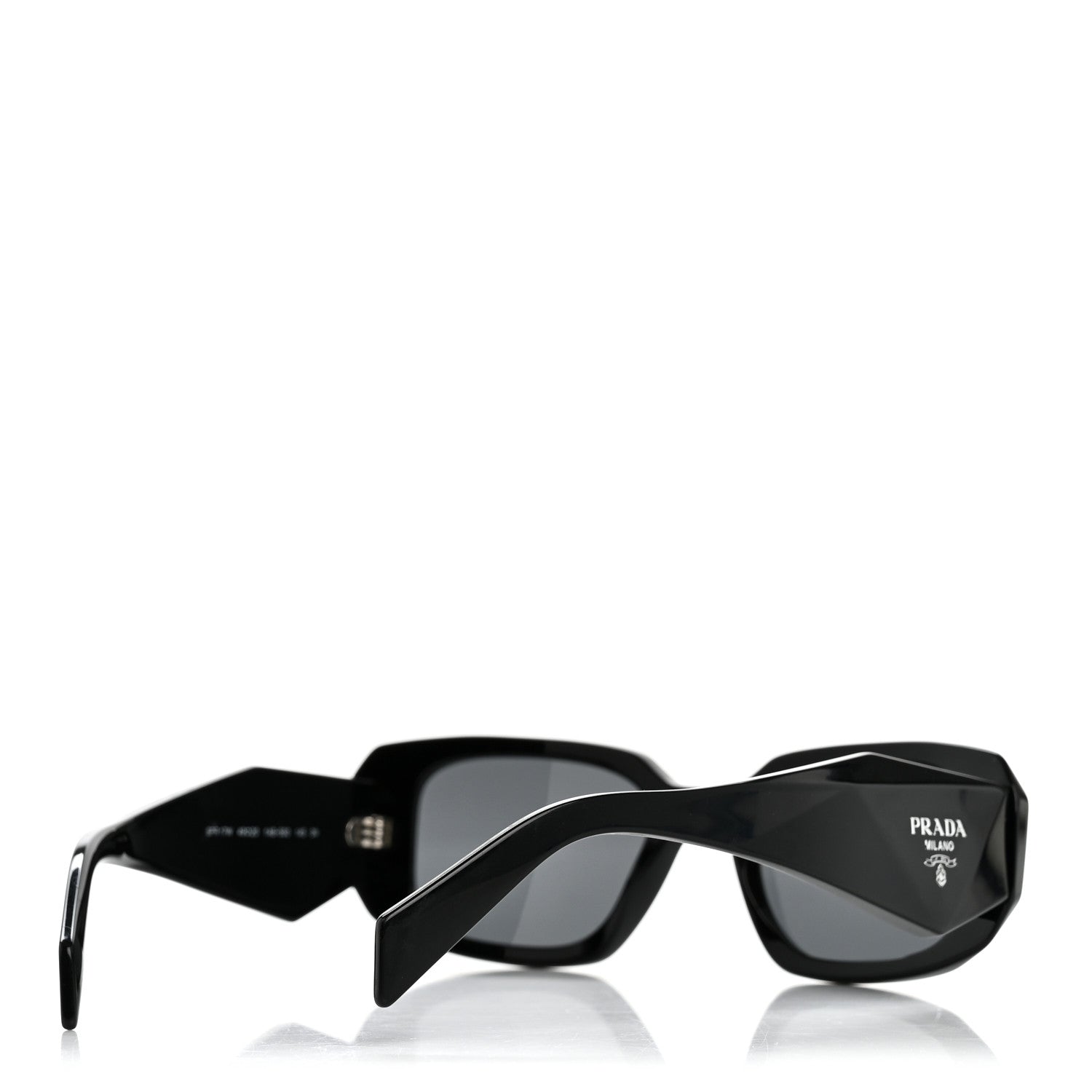Prada Acetate Symbole Sunglasses SPR 17W Black