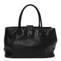 Chanel Calfskin Cerf Shopper Tote Black