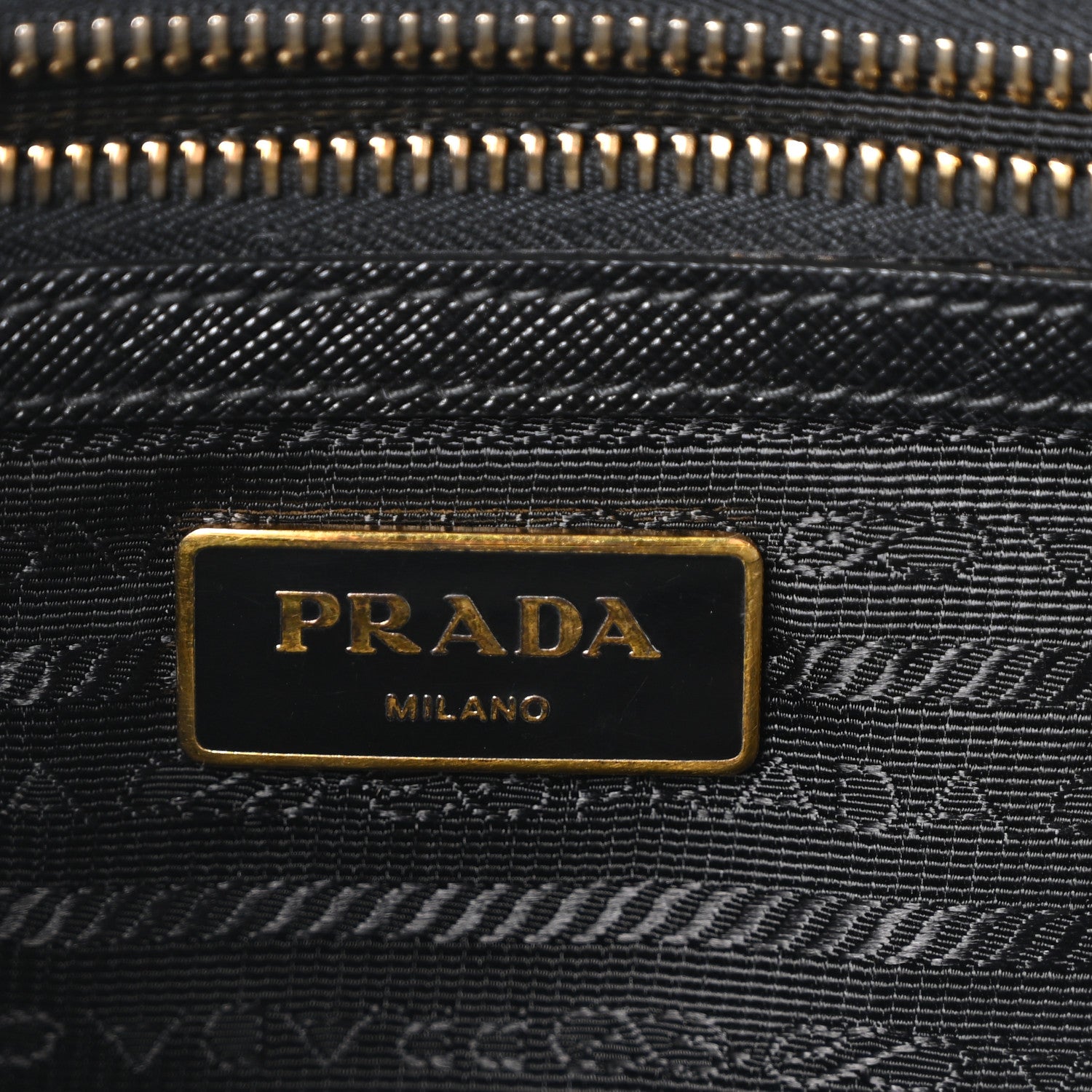 Prada Saffiano Small Galleria Double Zip Tote Black