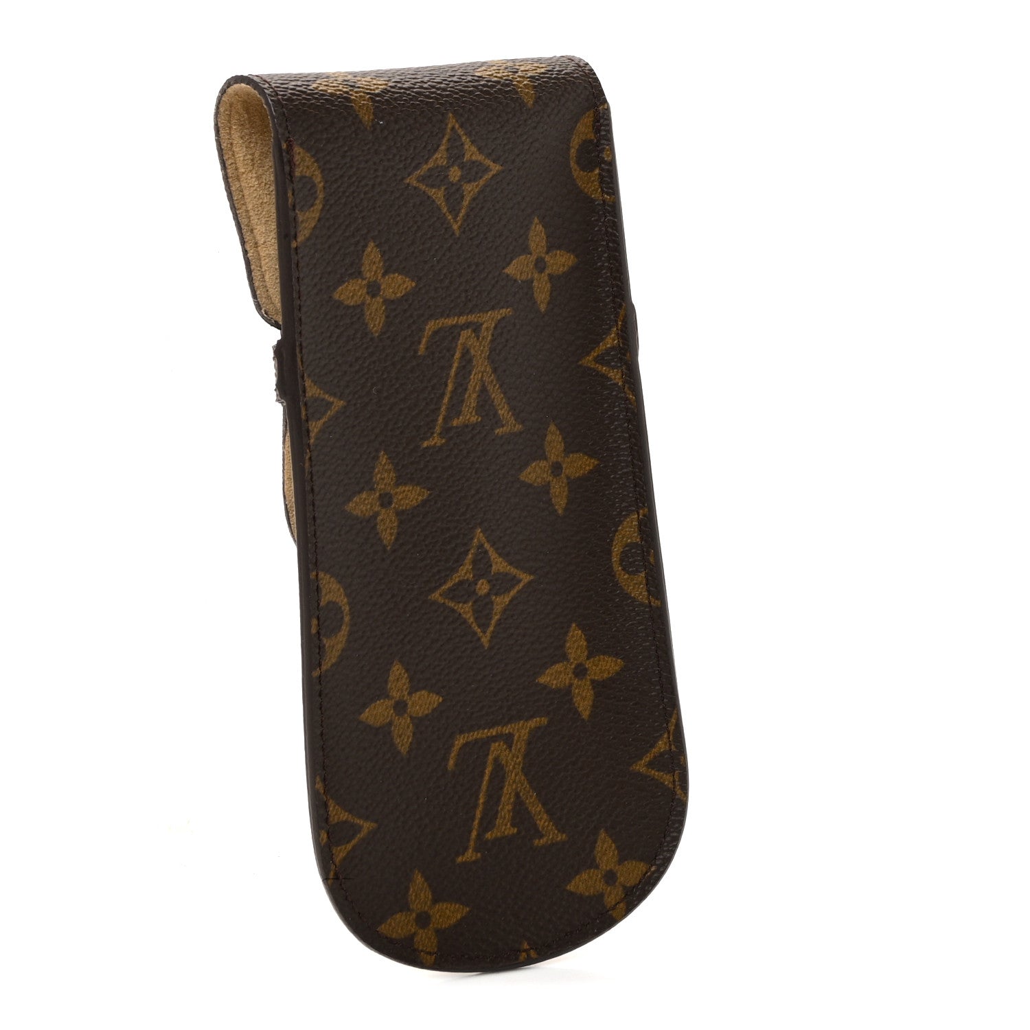 Louis Vuitton Monogram Glasses Sunglasses Case w Flap