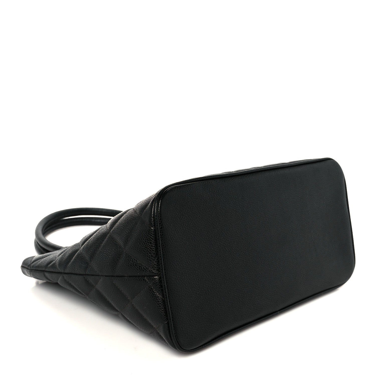 Chanel Caviar Quilted Medallion Tote Black