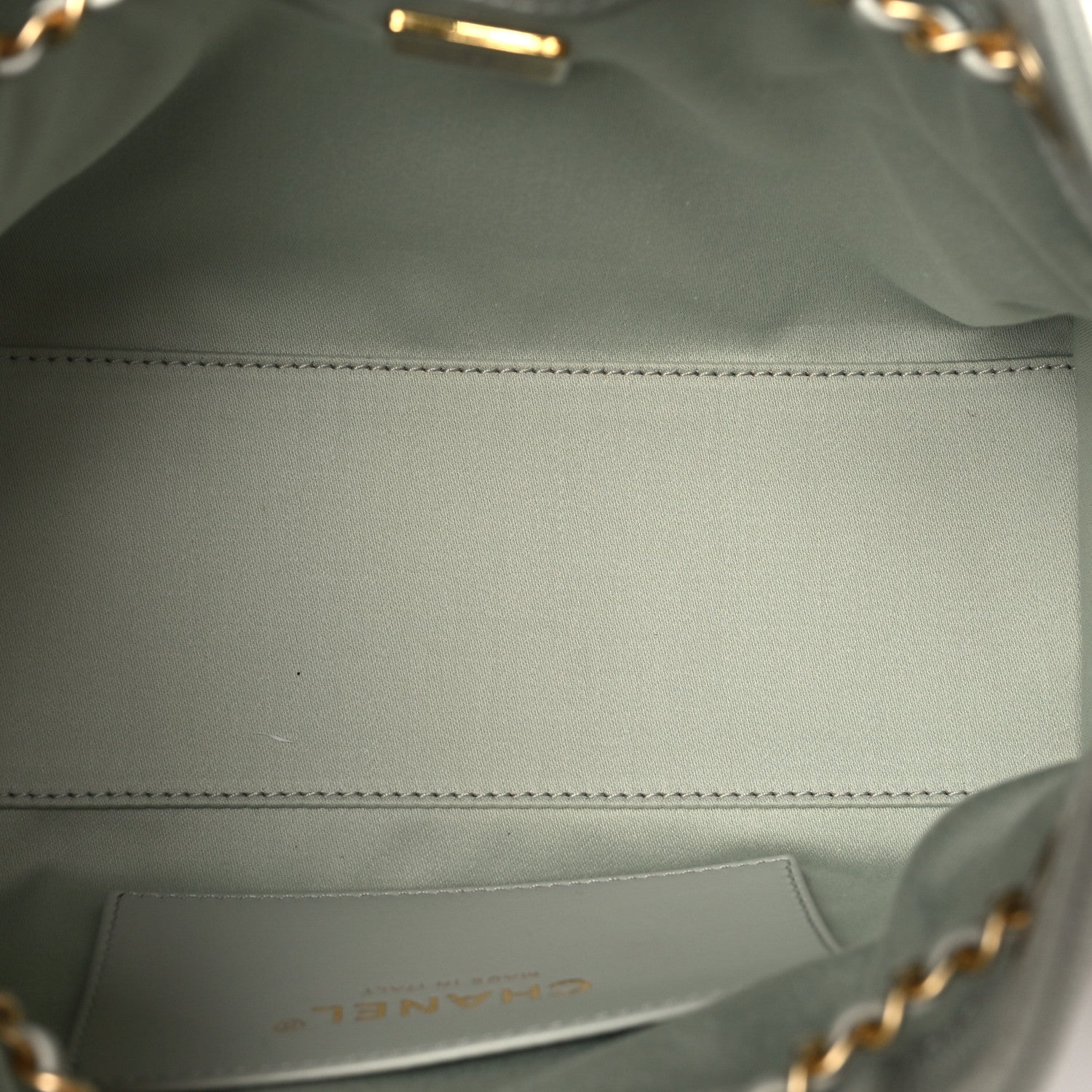 Chanel Caviar Quilted Mini Chanel 25 Handbag Light Green
