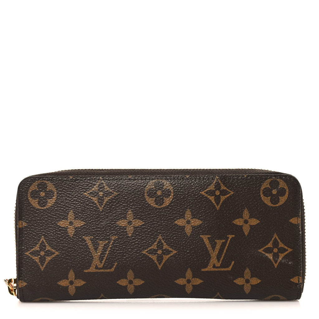 Louis Vuitton Monogram Clemence Wallet Rose Ballerine