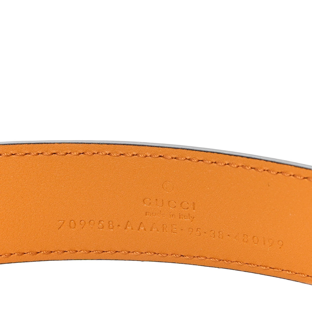 Gucci Plutone Calfskin Stars Square G 30mm Belt 95 38 Cinture Uomo