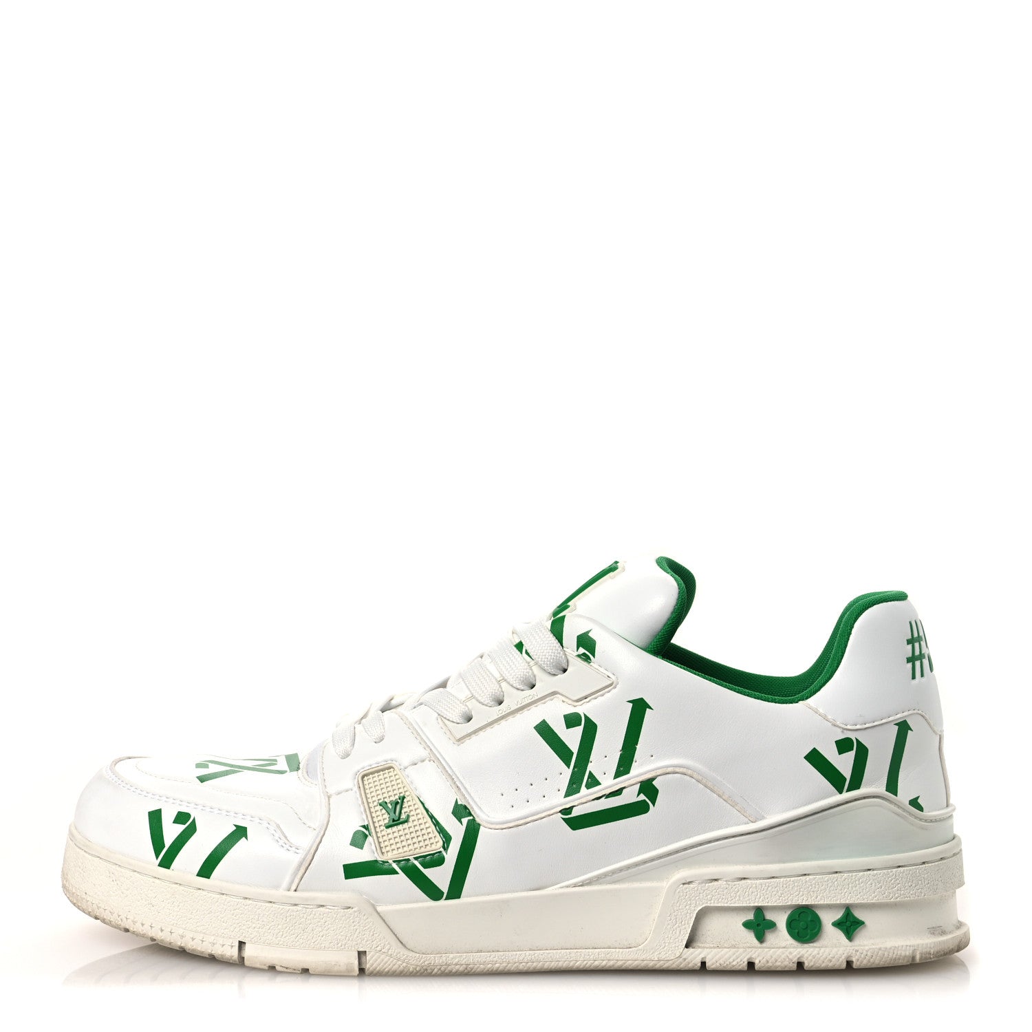 Louis Vuitton Mens LV Trainer Sneakers 10.5 Green