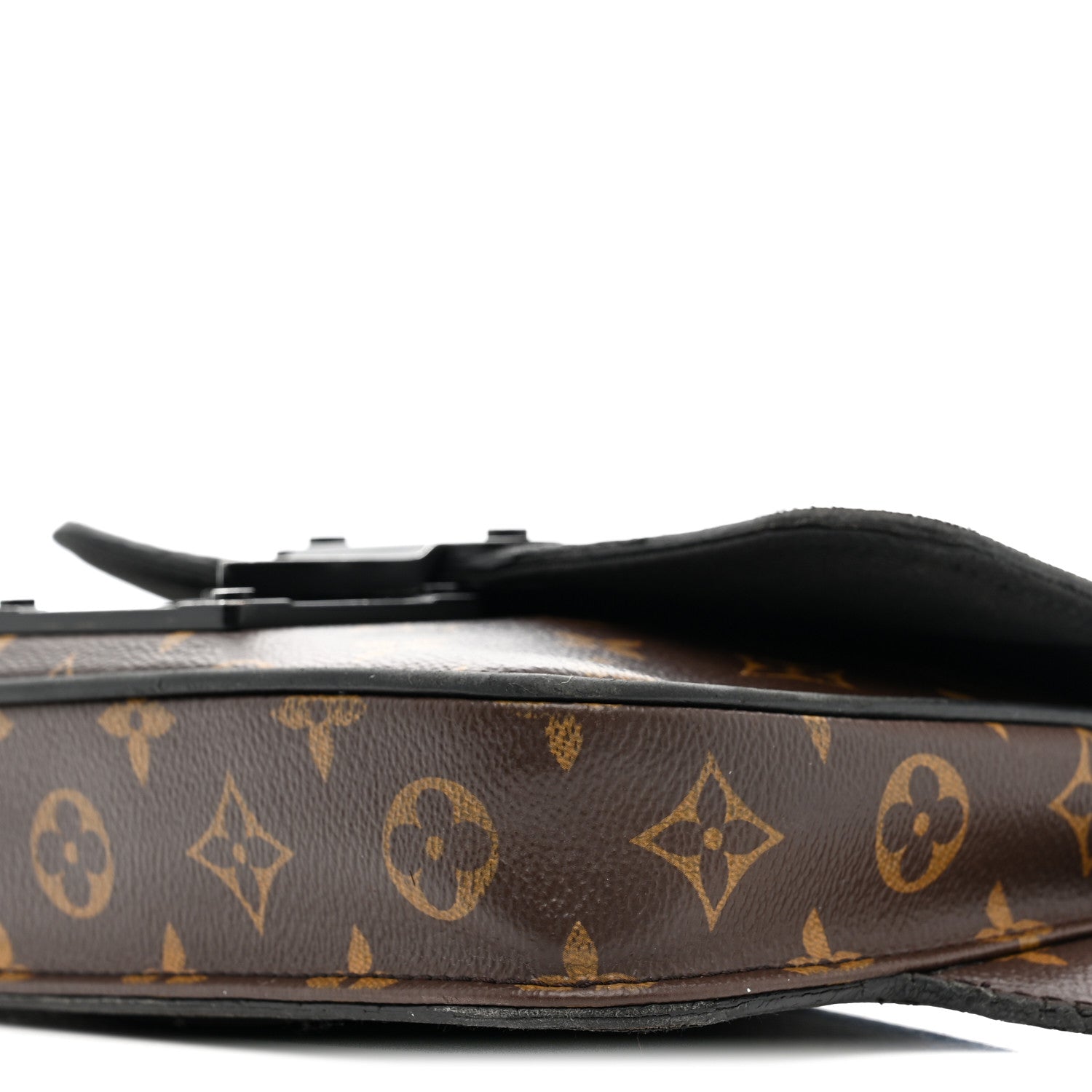 Louis Vuitton Monogram Macassar S Lock Messenger
