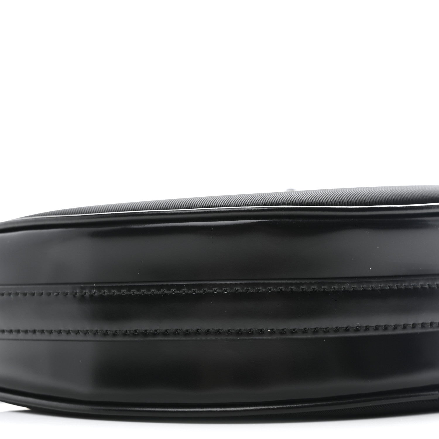 Prada Re-Nylon Spazzolato Mini Arque Shoulder Bag Black
