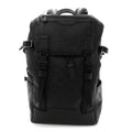Louis Vuitton Calfskin Monogram Shadow Getaway Backpack Black