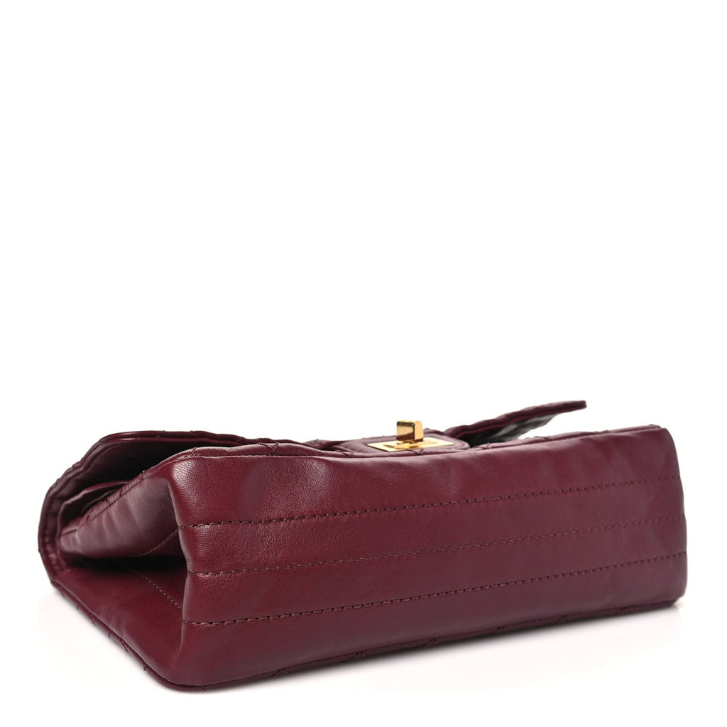 Chanel Lambskin Quilted Crush 2.55 Reissue 225 Flap Dark Burgundy