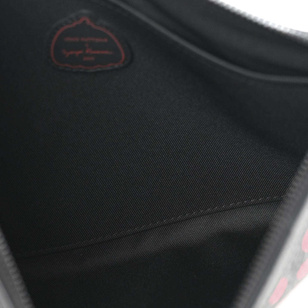 Louis Vuitton LV X YK Taurillon Monogram Pochette To-Go Black Red