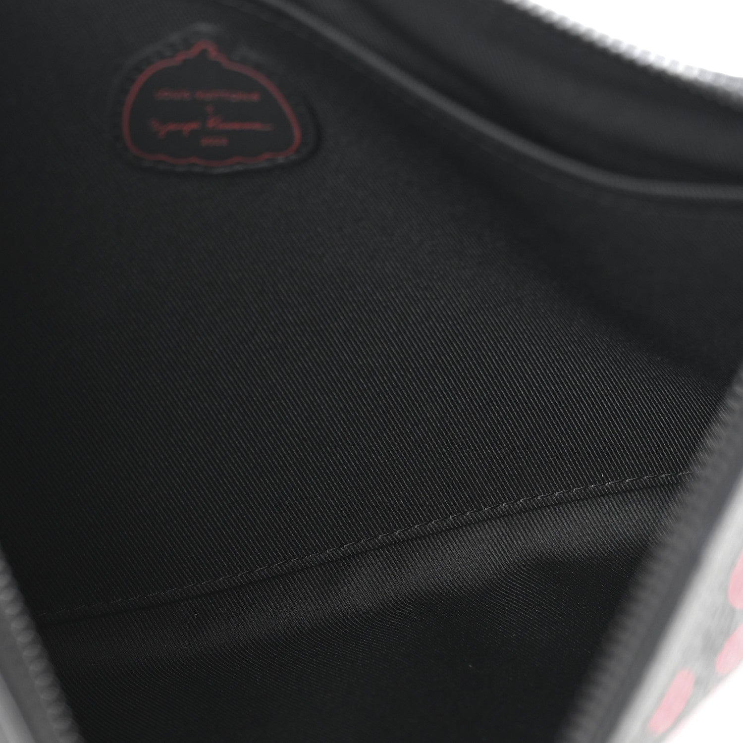 Louis Vuitton LV X YK Taurillon Monogram Pochette To-Go Black Red