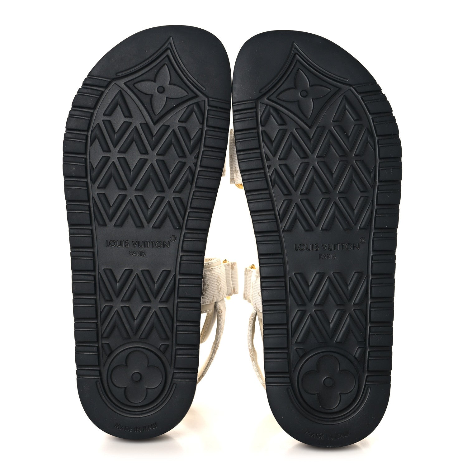 Louis Vuitton Monogram LV Sunset Comfort Flat Sandals 39 Dune Beige