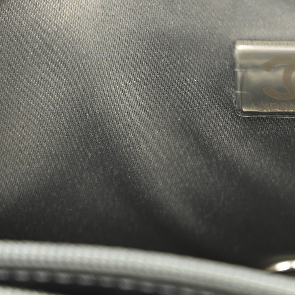 Chanel Sequin Mini Rectangular Flap Silver