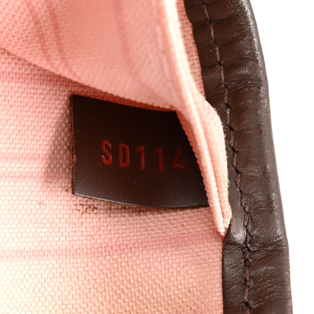 Louis Vuitton Damier Ebene Neo Neverfull MM Rose Ballerine