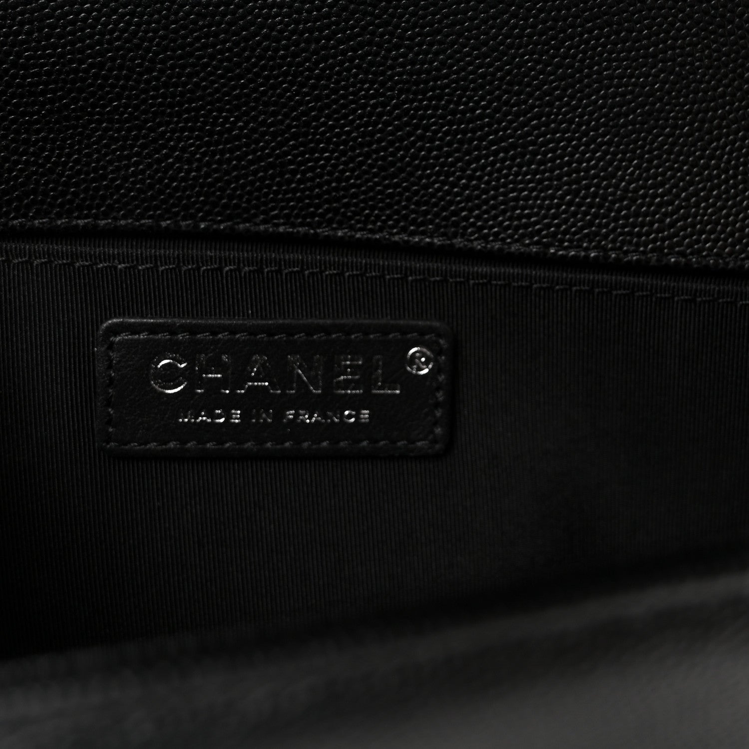 Chanel Caviar Quilted Medium Boy Flap Black