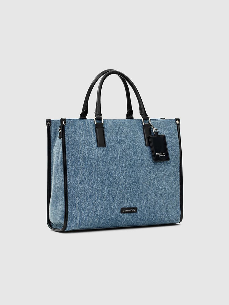 Denice Denim Tote Bag