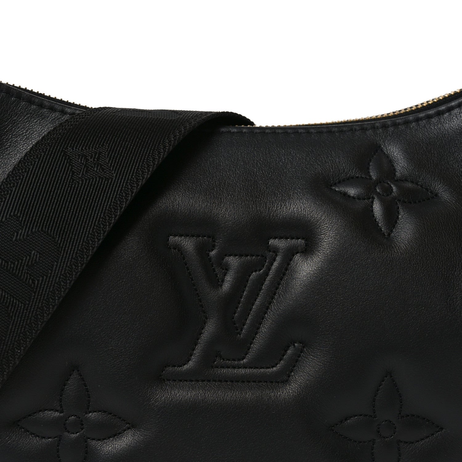 Louis Vuitton Calfskin Bubblegram Over The Moon Black
