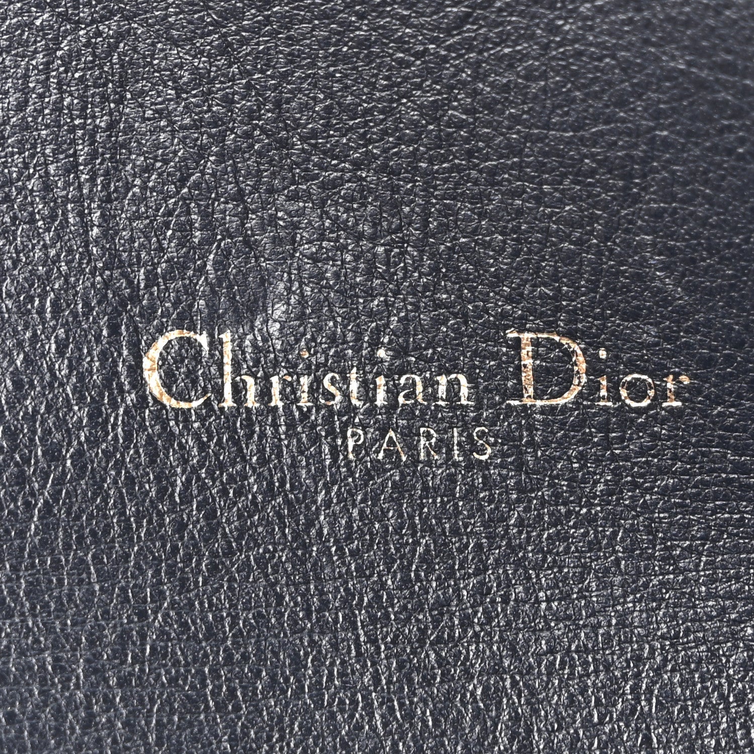 Christian Dior Oblique Saddle Chain Long Wallet Blue