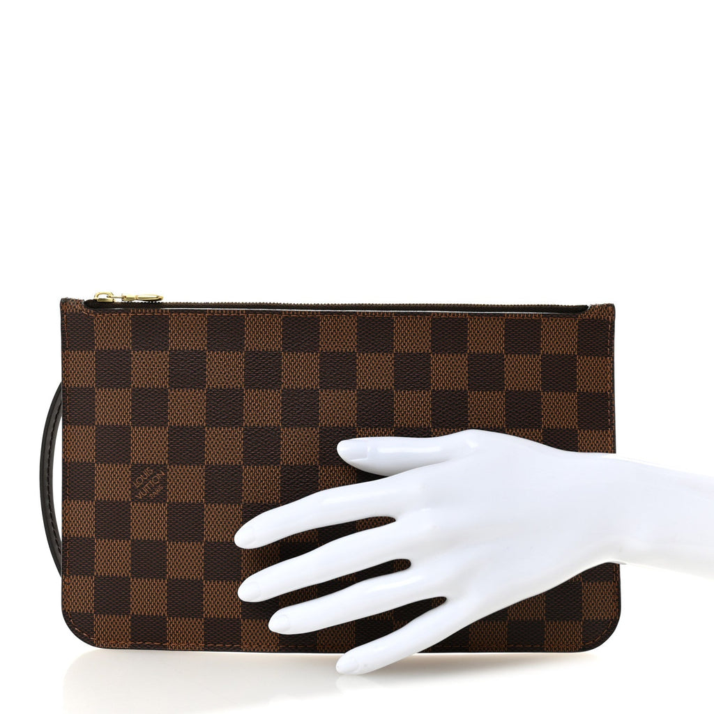 Louis Vuitton Damier Ebene Neverfull MM GM Pochette