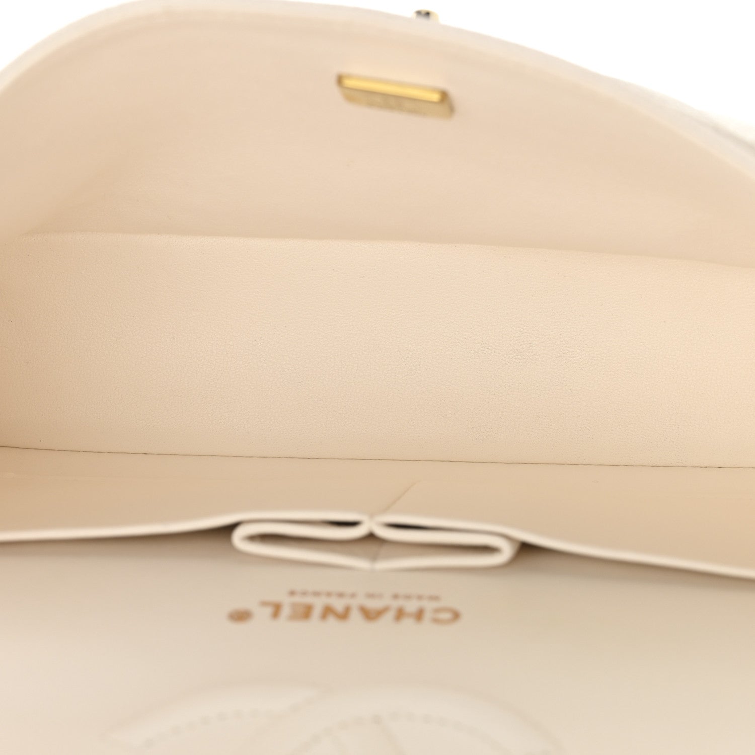 Chanel Caviar Quilted Medium Double Flap White