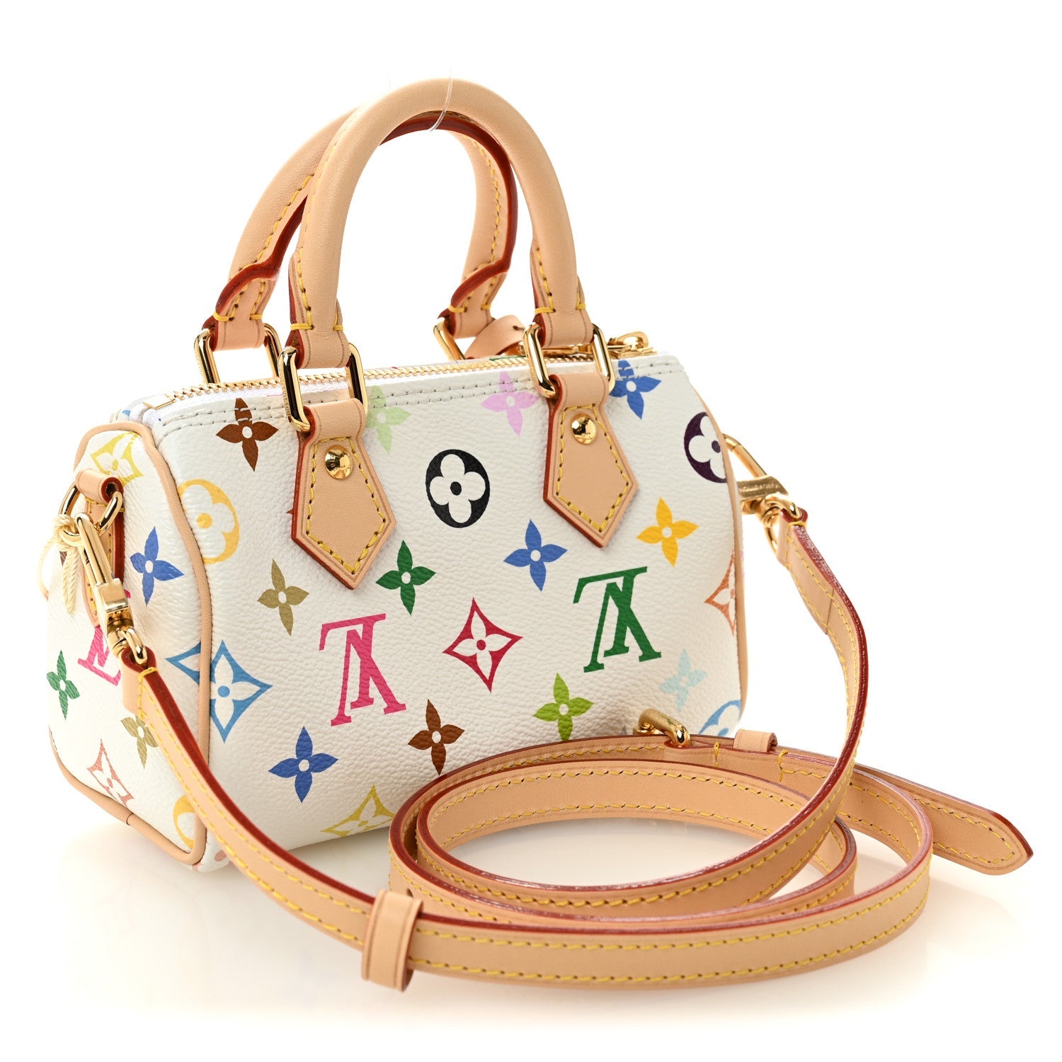 Louis Vuitton LV X TM Monogram Multicolor Nano Speedy White